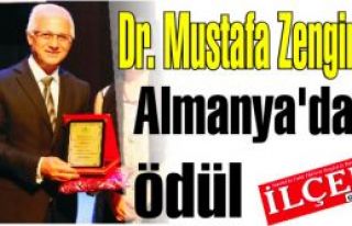 Dr. Mustafa Zengin'e Almanya'dan ödül