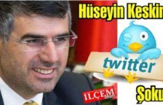 Hüseyin Keskin’in Twitter hesabı hecklendi.