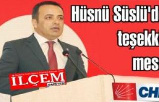 Hüsnü Süslü'den teşekkür mesajı