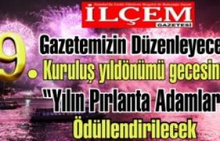 İlçem Gazetesi 9. yıl gecesini kutlayacak, yerinizi...