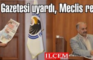 İlçem Gazetesi uyardı Hukuksuz Rant önergesi haberi...