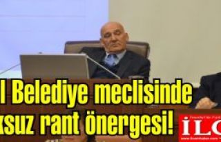 Kartal Belediye meclisinde Hukuksuz rant önergesi!