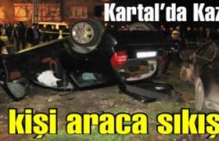 Kartal Çavuşoğlu Mahallesi'nde trafik kazası