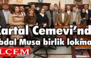 Kartal Cemevi’nde Abdal Musa birlik lokması