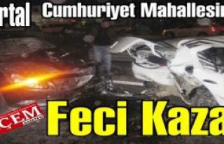 Kartal Cumhuriyet Mahallesinde trafik kazası
