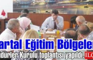 Kartal Eğitim Bölgeleri Müdürler Kurulu toplantısı...