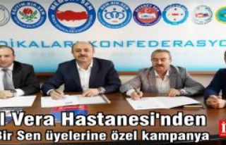 Kartal Vera Hastanesi'nden Eğitim Bir Sen üyelerine...