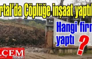 Kartal'da çöplüğe inşaat yaptılar!