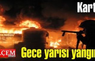 Kartal'da gece yarısı yangını!