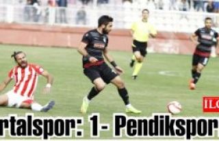 Kartalspor: 1- Pendikspor: 0