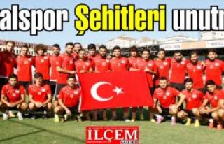 Kartalspor Şehitleri unutmadı.
