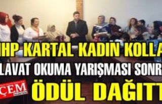 MHP Kartal Kadın Kolları Salavat okuma yarışması...