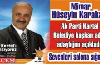 Mimar Hüseyin Karakaya Kartal Belediye başkan aday...