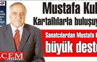 Mustafa Kul'a sanatcılardan destek. Mustafa Kul Kartallılarla...