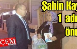Şahin Kaya, rakiplerinden 1 adım önde