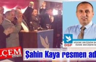 Şahin Kaya resmen Kartal belediye başkan adayı....