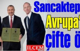 Sancaktepe’ye Avrupa’dan çifte ödül