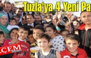 Tuzla'da 4 Yeni Park Halkın Hizmetine Sunuldu