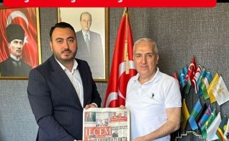 Başkan Aytekin Yaşar'dan, MHP Başkanı Ersin Uzunkaya'ya ziyaret.