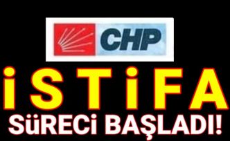 CHP'de istifa süreci başladı!