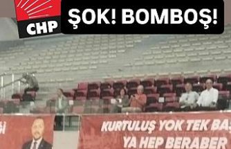 CHP Kartal kongresinde şok eden BOMBOŞ salon tepkisi.
