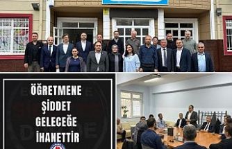 Öğretmene şiddeti kınadılar