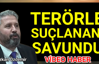 CHP'li Özkan Özdemir, Terörle suçlananı savunup, yargıyı ve gazetecileri suçladı.