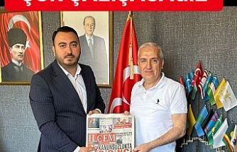 Başkan Aytekin Yaşar'dan, MHP Başkanı Ersin Uzunkaya'ya ziyaret.