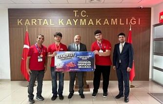 Kaymakam Çakıcı'dan Türkiye birincilerine tebrik.