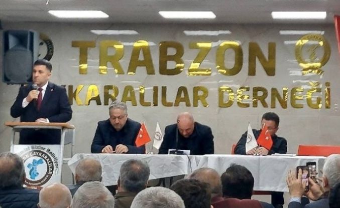 Trabzon Çaykaralılar yeni Dernek Başkanı Fatih Kaya
