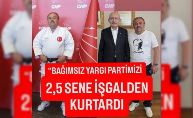 Buyurman hoca, "Bağımsız yargı partimizi 2,5 sene işgalden kurtardı.