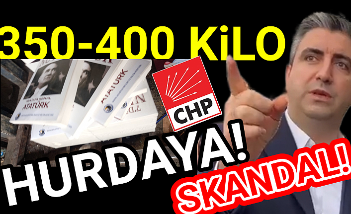 CHP'li Kartal Belediyesi 400 kilo Nutuk'u hurdaya verdi!