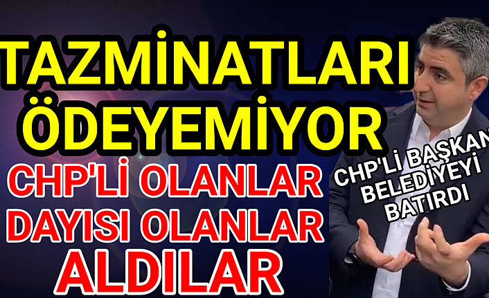 CHP'li Başkan Belediyeyi batırdı, personelinin tazminatını ödeyemiyor.