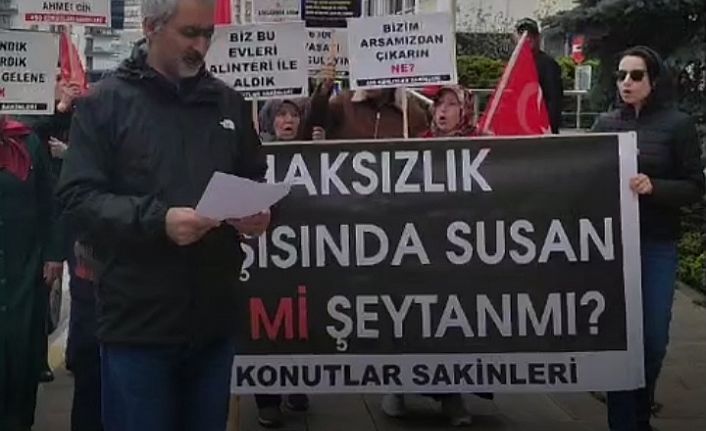 Vatandaşlar, "Bizi Ahmet Cin'in elinden kurtarın." Dediler.