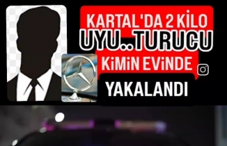 Kartal'da 2 kilo uyuşturucu kimin evinde yakalandı.